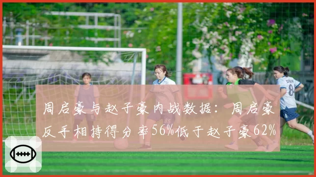 周启豪与赵子豪内战数据：周启豪反手相持得分率56%低于赵子豪62%，但正手变线得分率占优