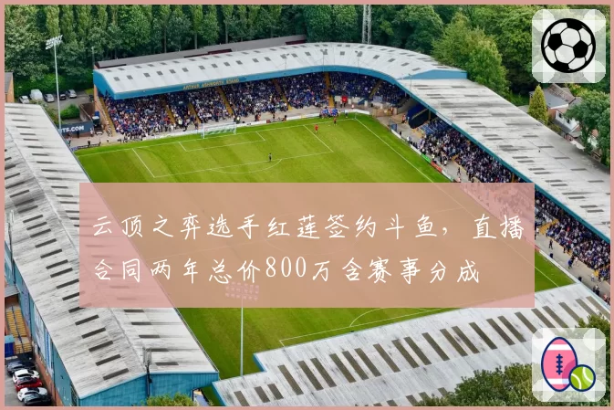 云顶之弈选手红莲签约斗鱼，直播合同两年总价800万含赛事分成